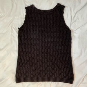 Black Sweater Vest